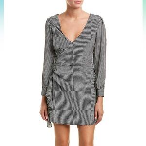 BB Dakota Wrap Stripe Dress